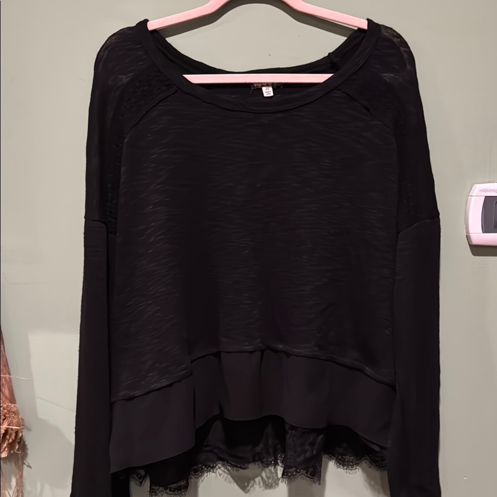 Elegant Black Women's Top